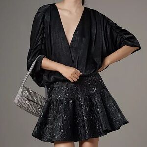 Sunday in Brooklyn Ruched Batwing Blouse